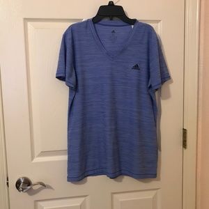 Adidas Athletic Tee - Size M - Blue